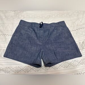 BCG Girls Blue Chambray Casual Shorts